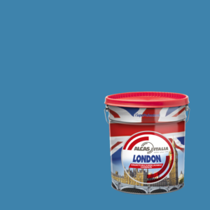 ALCAS LONDON PITTURA SUPER LAVABILE OTTIMO POTERE COPRENTE 1L 5L 14L Azzurro Merlino
