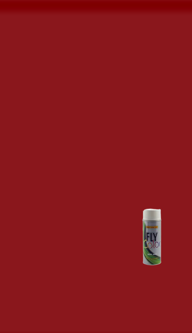 cfly12 FLY COLOR, bomboletta Spray Smalto Acrilico Lucido, RAL 3001 gl. 400 art.n.400765